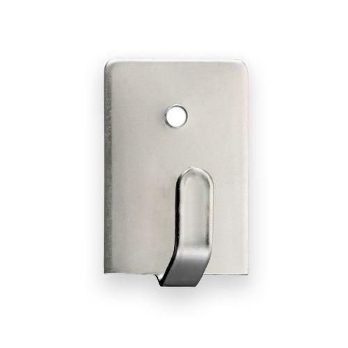 COLGADOR ADHESIVO ACERO (4UND)
