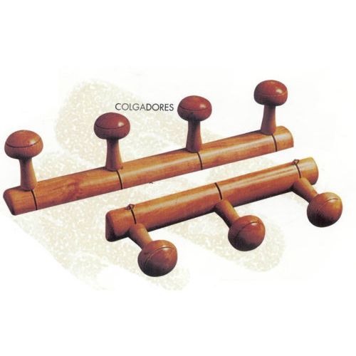 PERCHA MADERA BOLOS 2