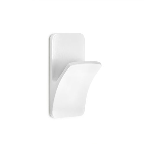 PERCHA ADHESIVA RESISTENTE AL AGUA RAMA BLANCA