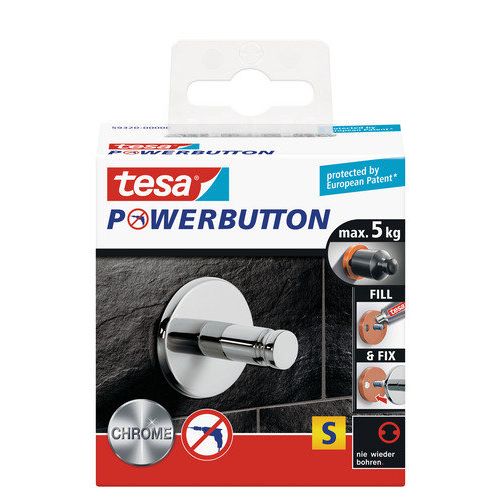 GANCHO POWERBUTTON UNIVERSAL PEQUEÑO MAXIMO 5KG