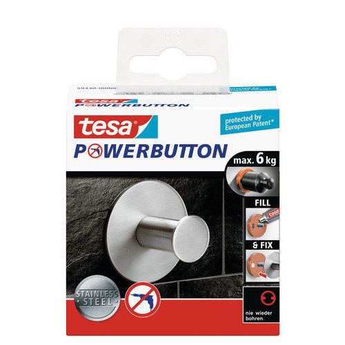 GANCHO POWERBUTTON CLASSIC REDONDO MAXIMO 6KG