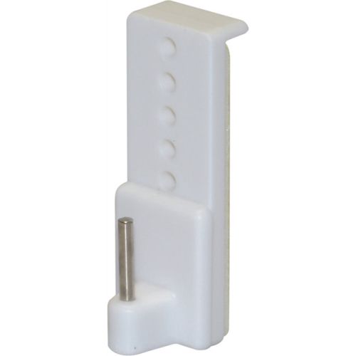 SOPORTE VISILLO ADHESIVO REGULABLE BLANCO 4 UNID