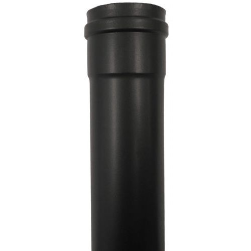 TUBO ESTUFA 945MM PELLET VITRIFICADO NEGRO 80