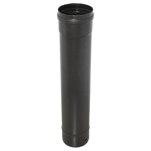 TUBO ESTUFA 445MM PELLET VITRIFICADO NEGRO 80