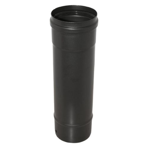 TUBO ESTUFA 275MM PELLET VITRIFICADO NEGRO 80
