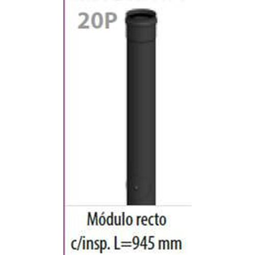 TUBO CON INSPECCION 945MM PELLET VITRIFICADO 80