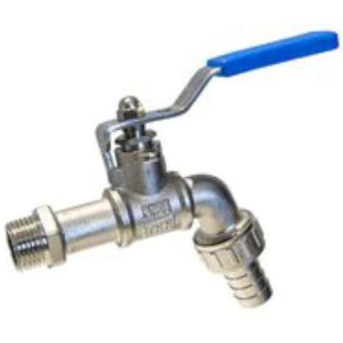 GRIFO CURVO 1/2 X 3/4" MANETA INOX. ANTICAL PN-25