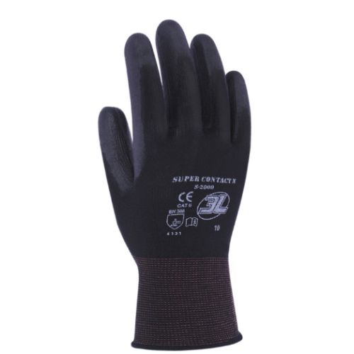 GUANTE SUPERCONTACT N POLIESTER PALMA PU 10 (PARES)