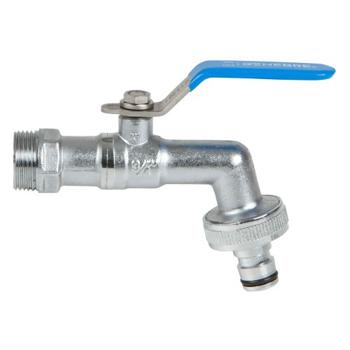 GRIFO ESFERA CURVO CONEXION RAPIDA 1/2-3/4