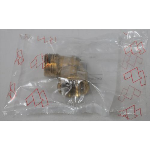 CODO MACHO HEMBRA LATON 1"
