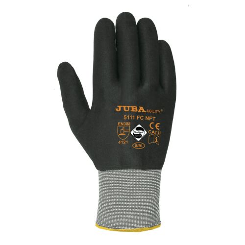 GUANTE NYLON NITRILO FOAM NFT AGILITY NEGRO 10 (PARES)