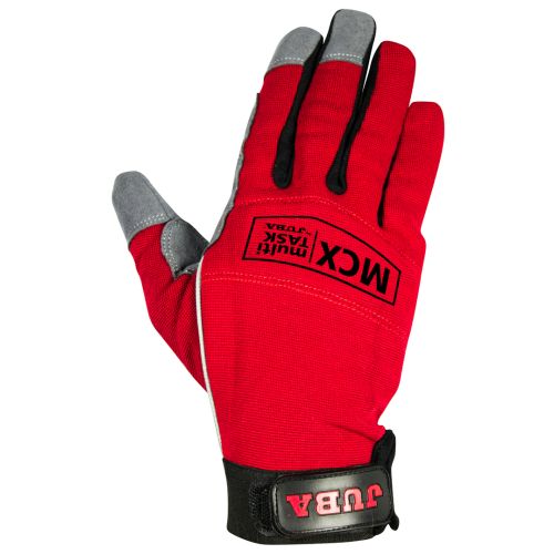 GUANTE PIEL MECANIX ROJO REFUERZO 9 (PARES)