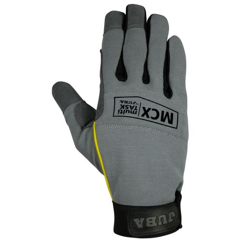 GUANTE PIEL MECANIX GRIS REFUERZO 8 (PARES)