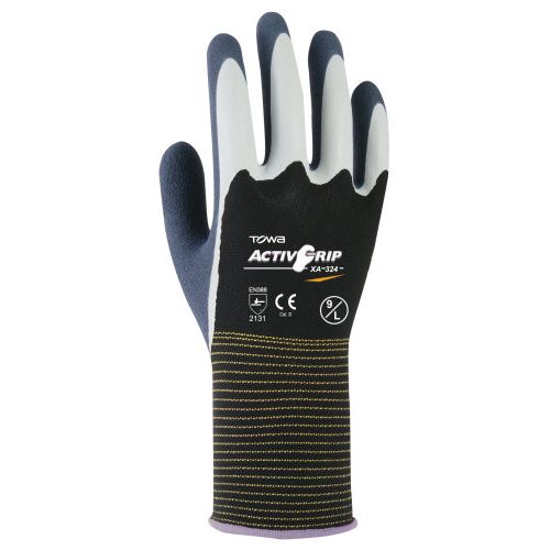 GUANTE ACTIGRIP NYLON LATEX 10 (PARES)