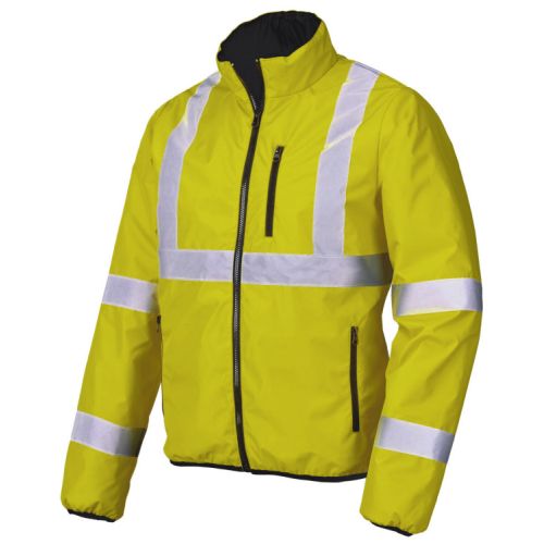 CHAQUETA ALTA VISIBILIDAD REVERSIBLE AMAR/AZUL M