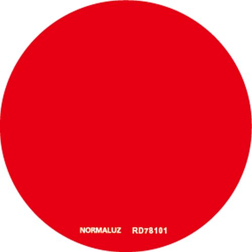 SEÑAL CIRCULO ROJO TURNOS ADHESIVA 100MM