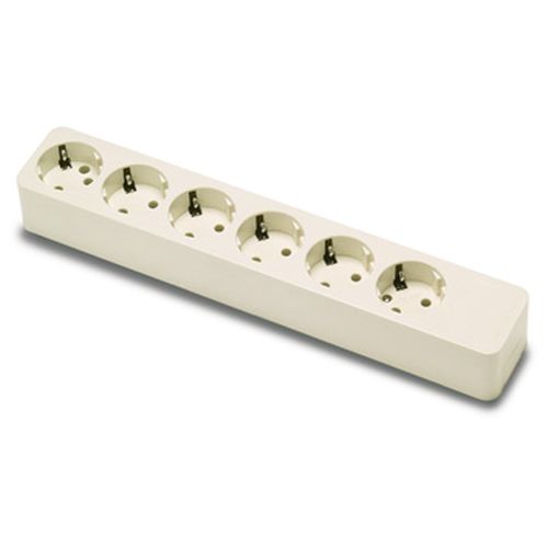 BASE MULTIPLE 6 TOMAS TT 16A-250V