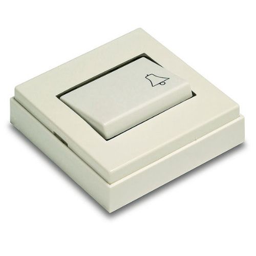 PULSADOR TIMBRE SUPERFICIE 10A-250V S-5000 BLANCO