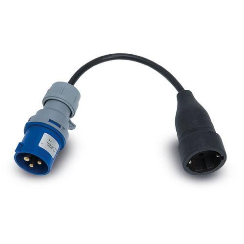 CLAVIJA IP44 2P+T BASE 2P+TTL CABLE 25CM