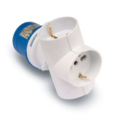 ADAPTADOR CLAVIJA IP40 2P+T 3 BASE 2P+TTL