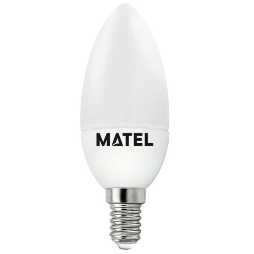 LAMPARA LED VELA E14 5W CALIDA 450 LUMENS