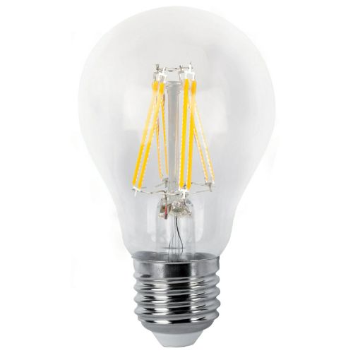 LAMPARA LED STANDAR FILAMENTO E27 8W CALIDA 750 LM