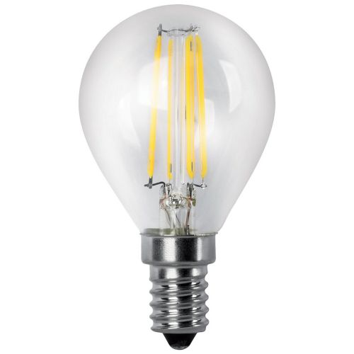 LAMPARA LED ESFERICA FILAMENTO E14 4W FRIA 400 LM