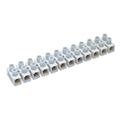 REGLETA CONEXION 16MM 12 ELEMENTOS 76 A BLANCO