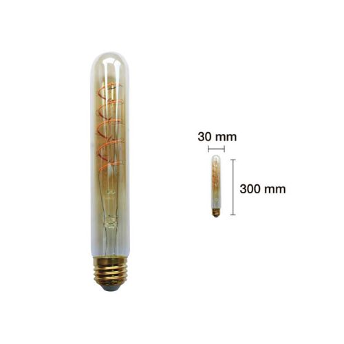 LAMPARA LED DECORATIVA GOLD MAXI E27 8W 640 LM