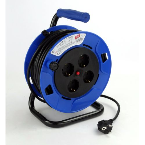 ENROLLACABLE 25M 3x1,5MM 3000W C/PROTECTOR IP20