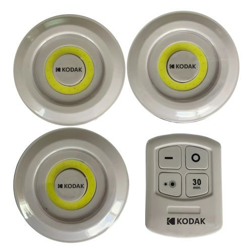 PUNTO LUZ LED 3W LED 3 UNID CON MANDO DISTANCIA