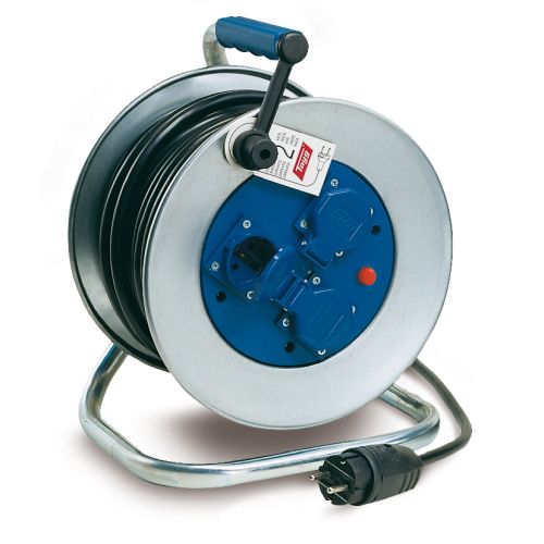 ENROLLACABLE 25M 3x2.5MM CON TAPA 4000W IP55