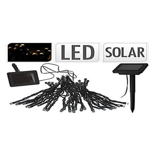 BALIZA SOLAR LED CHAIN NEGRO