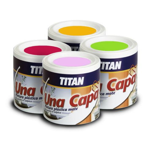 PINTURA UNA CAPA MATE BLANCO 750ML