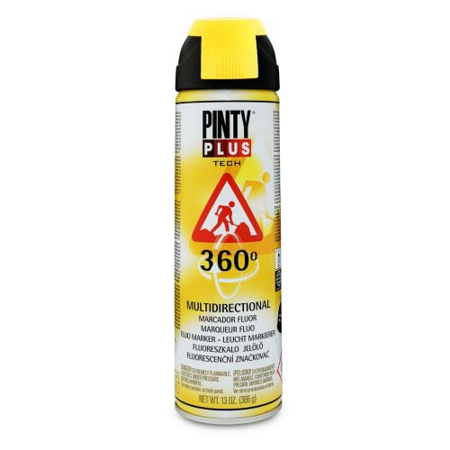 SPRAY FLUOR.AMARILLO 500ML MARCADOR PINTYPLUS TE