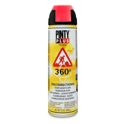 SPRAY FLUOR.ROJO 500ML MARCADOR PINTYPLUS TE