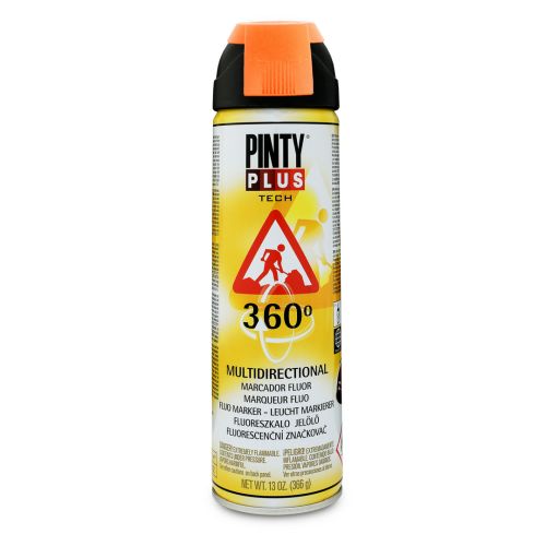 SPRAY FLUOR.NARANJA 500ML MARCADOR PINTYPLUS TE