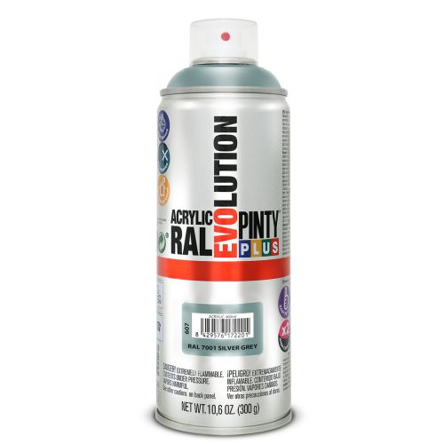 PINTURA SPRAY ACRILICA RAL 7001 GRIS 400ML