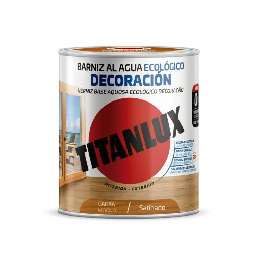 BARNIZ ECO SATINADO CAOBA 750ML