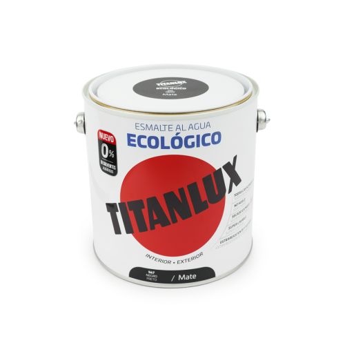 ESMALTE ACRILICO ECOLOGICO NEGRO MATE 750ML