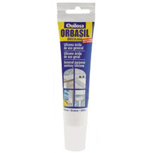 SILICONA ORBASIL BRICOLAJE BLANCO 85ML