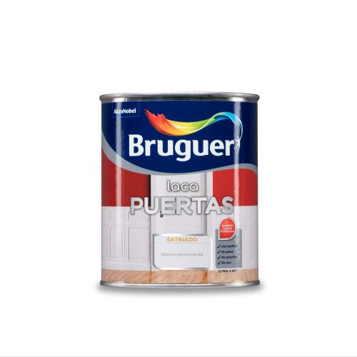 LACA PUERTAS SATINADA AGUA BLANCO PERMANENTE 750ML