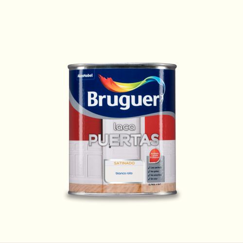 LACA PUERTAS SATINADA AL AGUA BLANCO ROTO 750ML