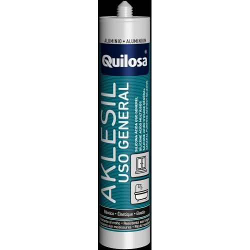 SILICONA ACIDA AKLESIL ALUMINIO 280ML