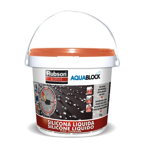 SILICONA LIQUIDA GRIS 5KG RUBSON