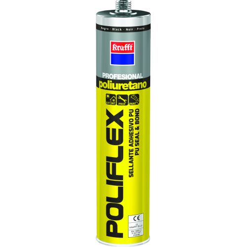 SELLADOR POLIURETANO POLIFLEX PLUS NEGR