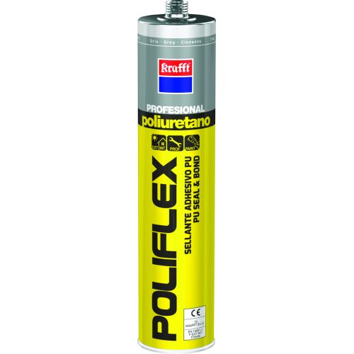 SELLADOR POLIURETANO POLIFLEX PLUS GRIS
