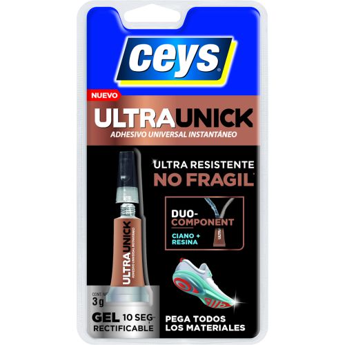 ADHESIVO INSTANTANEO SUPER RAPIDO CEYS UNICK 3GR