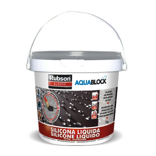 SILICONA LIQUIDA AQUABLOCK GRIS 1KG