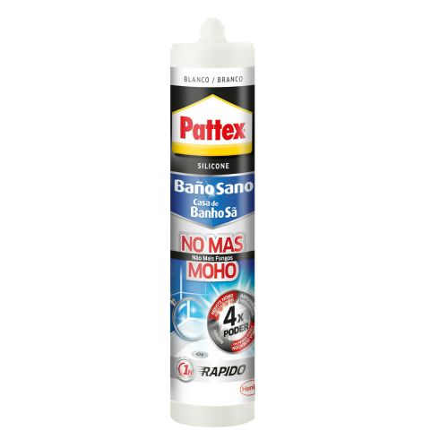 SILICONA PATTEX NO MAS MOHO BLANCA 280ML
